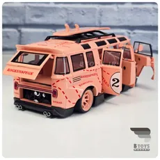 ماکت فلزی فولکس واگن ون سامبا تیونینگ 1/24