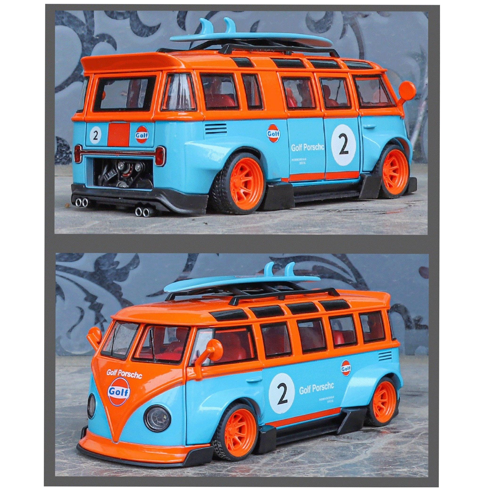 ماکت فلزی فولکس واگن ون سامبا تیونینگ 1/24